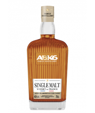 ABK6 Family Distillery Single Malt Whisky de France 40% Élevé en fûts de Chêne Américain